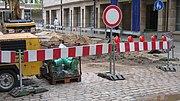 Vorschaubild für Dauerbaustelle (Straßenbau)