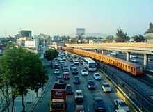 Oceania Metro Station Metro de la cd de Mexico, Oceania - Rio Consulado.jpg