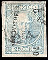 25c used, nr. 5, year 70, S.L. Potosi (№ 61)