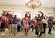 Michelle Obama joins students for a Bollywood Dance Clinic in White House.jpg