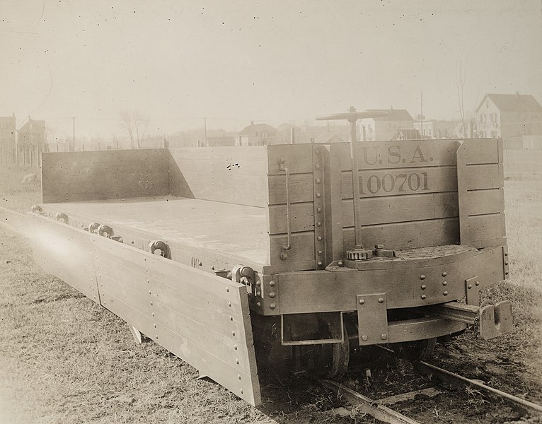 File:Military Administration - Transportation - Rail - Construction - MANUFACTURING CARS FOR TRENCH WORK - NARA - 45502023 (cropped).jpg