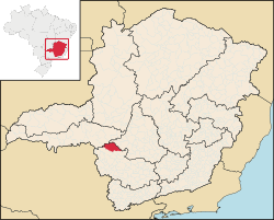 Localização de São Roque de Minas em Minas Gerais
