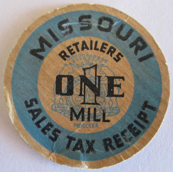 Missouri mill token