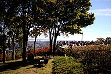 A lookout point at Mount Royal Park in Montreal Montreal Mont-Royal.JPG