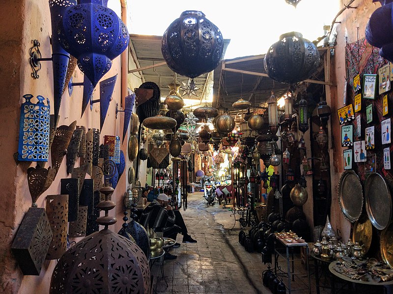 File:Moroccan lamps 1.jpg