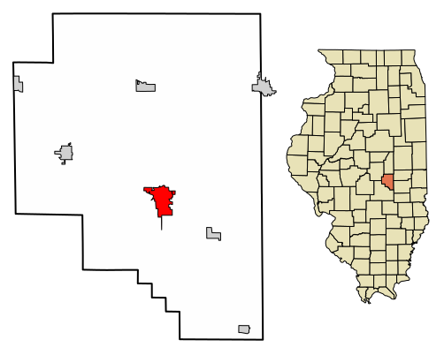 File:Moultrie County Illinois Incorporated and Unincorporated areas Sullivan Highlighted.svg