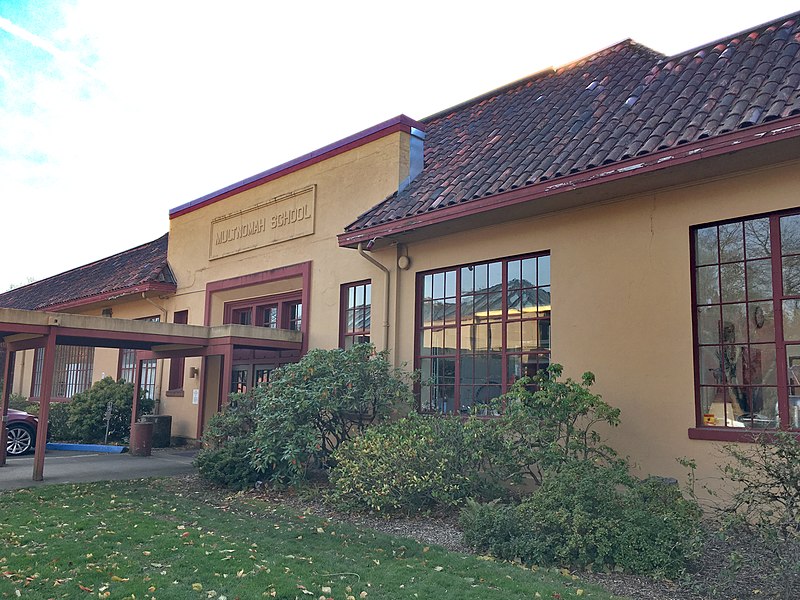 File:Multnomah Arts Center front 2 - Portland Oregon.jpg