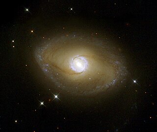 NGC 6782 Barred spiral galaxy in the constellation Pavo