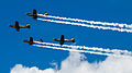 Pilatus en formation.