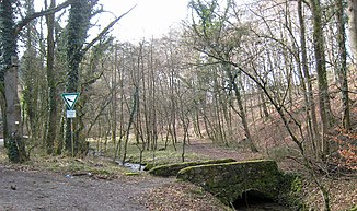 Bridge over the Hombach in the lower reaches