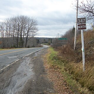 Nova Scotia Route 347 highway in Nova Scotia