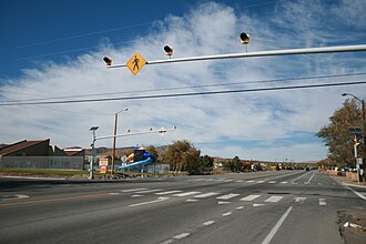 Looking north on SR 443 from 6th Avenue in Sun Valley NV443-SunValleyAnd6thAve.JPG