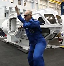 Clayton Anderson, flight engineer of the International Space Station's 15th expedition dances Gangnam Style in a parody uploaded by the space agency NASA