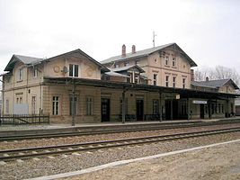 Station building, track side (2007)