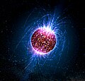 Artist's illustration of an 'isolated neutron star'