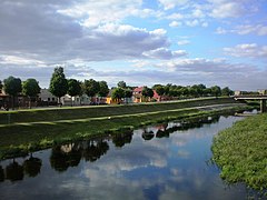 La rivière à Kėdainiai.