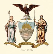 Герб штата Нью-Йорк, 1876