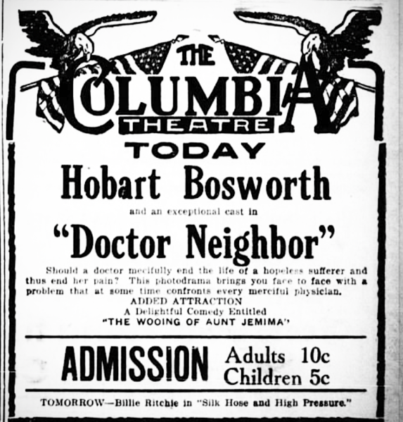 File:Newspaper AD Doctor Neighbor.png