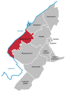 Westermarsch II Stadtteil of Norden in Lower Saxony, Germany