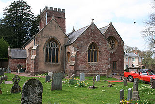 Nynehead village in the United Kingdom