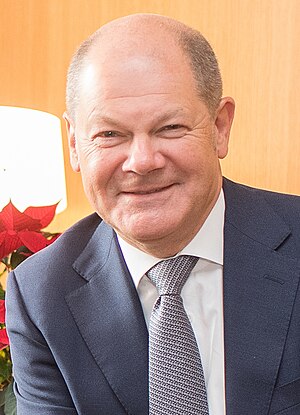 Olaf Scholz 2020 (cropped from Finanzminister Gernot Blümel in Brüssel (49417807823)).jpg