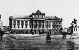 Das erste, von Gustav III. erbaute Königliche Opernhaus (Aufnahme um 1880) (Quelle: Wikimedia)