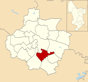 Location of Osmaston ward