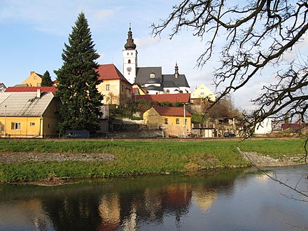 Rivière Lubina à Příboř.