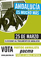 2012 Endülüs seçimleri afişi