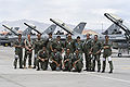 A group photo of Griffins pilots deployed to Red Flag.