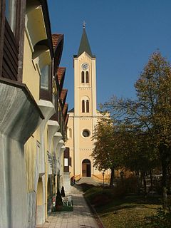 Paks Town in Tolna, Hungary