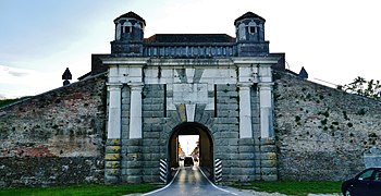 The monumental gate Cividale