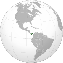 Panama (orthographic projection).svg
