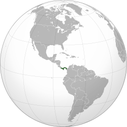 パナマの位置