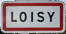 Panneau Entrée Loisy Route Bourg - Loisy (FR71) - 2022-10-27 - 1.jpg