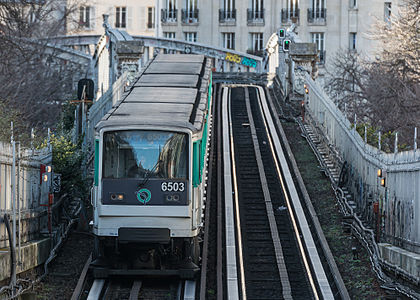 Métro ramp at Boulevard Pasteur