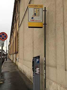 Parking meter in Rome