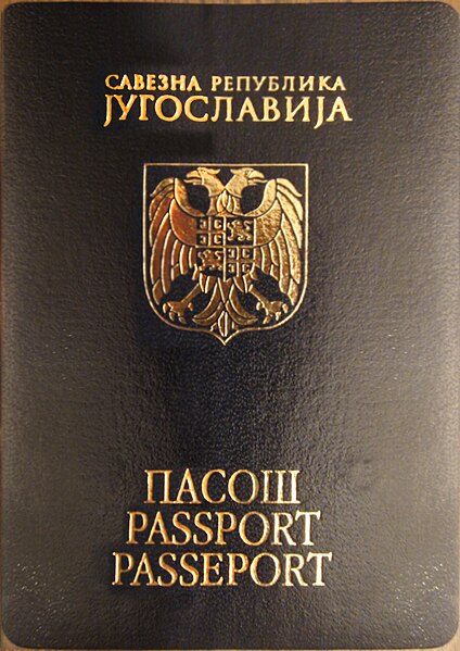 A Yugoslav passport