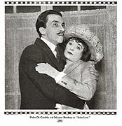 Con Marjorie Rambeau en la obra Sadie Love (1915)