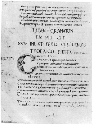 Pervigilium Veneris codex S page 1.png
