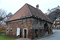 Nähe Samerstraße; Pfarrstadel, Bruchsteinbau mit Zeltdach, wohl 1. Hälfte 19. Jh. This is a picture of the Bavarian Baudenkmal (cultural heritage monument) with the ID D-1-87-154-14 (Wikidata)