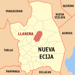 Kaart van Llanera