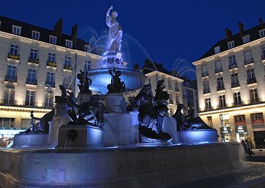 La Place Royale et sa fontaine