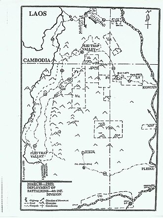 Positions of 4th Division, March 1969 Plei Trap Valey.jpg