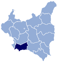 Localisation de la voïvodie de Cracovie