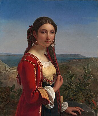 Jonge vrouw uit Procida (1822)