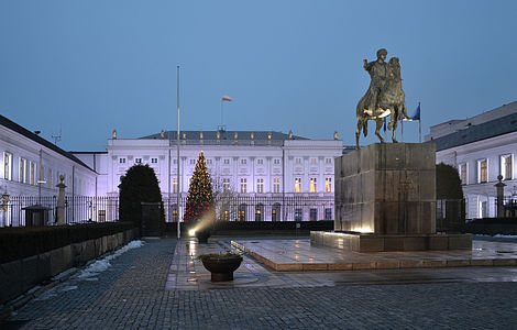 Presidental Palace in Warsaw