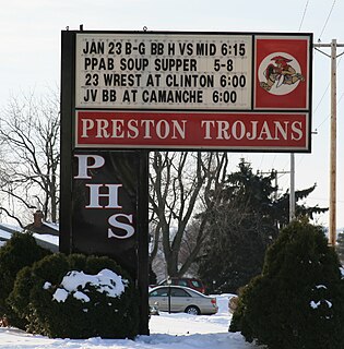 Preston Community School District Defunct school district in Iowa, US