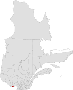 Gatineaus läge i Québec.