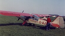 Thanet Flying Club Auster 5 G-AJAK. Ramsgate Airport Auster 5 G-AJAK.jpg